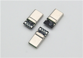 Type-C 24-pin connector with a 56K ohm resistor